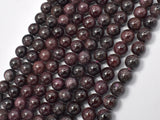 Red Garnet Beads, 7mm Round-Gems: Round & Faceted-BeadXpert