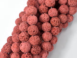 Red Lava Beads, 10mm Round Beads-Gems: Round & Faceted-BeadXpert
