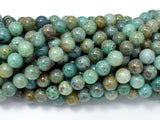 Chrysocolla-Natural , 8mm Round Beads-Gems: Round & Faceted-BeadXpert