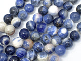 Sodalite Beads, 10mm Round Beads-Gems: Round & Faceted-BeadXpert