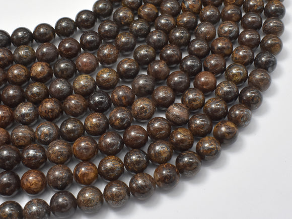 Bronzite Beads, 8mm Round Beads-Gems: Round & Faceted-BeadXpert