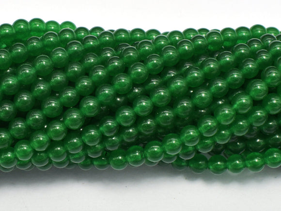 Malaysia Jade - Green, 4mm (4.4mm), Round-BeadXpert