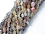 Botswana Agate, 6x8mm Nugget Beads, 15.5 Inch-Gems: Nugget,Chips,Drop-BeadXpert