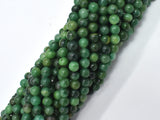 Verdite, African Jade, 4mm (4.7mm) Round Beads-BeadXpert