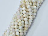 White Rainbow Moonstone 6mm Round-BeadXpert