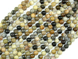 Silver Leaf Jasper Beads, 4mm (4.4 mm)-Gems: Round & Faceted-BeadXpert