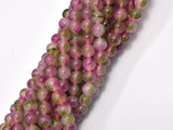 Jade-Fuchsia Green White 8mm Round-BeadXpert