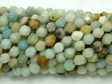 Amazonite Beads, 6mm Star Cut Faceted Round-Agate: Round & Faceted-BeadXpert