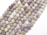 Matte Lilac Jasper Beads, Pink Tourmaline Beads, 8mm (8.5mm)-Gems: Round & Faceted-BeadXpert