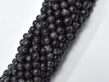 Indigo Gabbro 6mm Round Beads, 15 Inch-BeadXpert