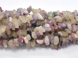 Pink Tourmaline, 7-10mm, Chips, 32 Inch-BeadXpert