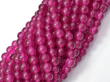 Jade Beads-Fuchsia, 6mm (6.3mm) Round Beads-Gems: Round & Faceted-BeadXpert