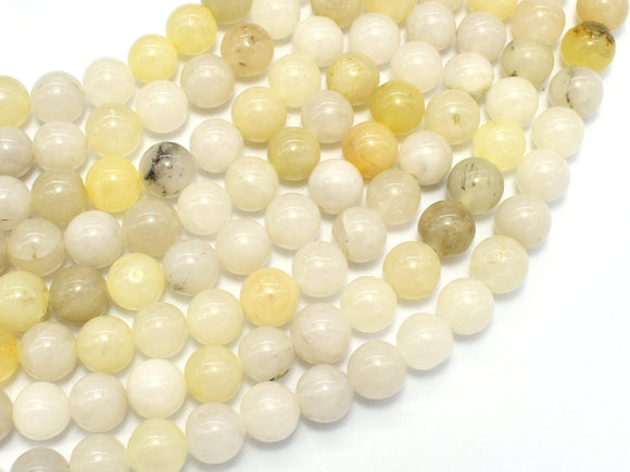 Jade Beads, 8mm, Round Beads, 15 Inch-BeadXpert