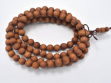 Matte Sandalwood Beads, 8mm Round, 35 Inch-Wood-BeadXpert