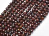 Red Tiger Iron Beads, 6mm Round Beads-BeadXpert