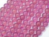 Jade Beads-Mauve, 8mm Round Beads-Gems: Round & Faceted-BeadXpert