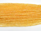 Citrine Beads, 4mm (4.7mm), Round-BeadXpert