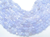 Blue Lace Agate, Blue Chalcedony, Approx 6x8mm Nugget Beads-Gems: Nugget,Chips,Drop-BeadXpert