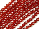 Carnelian Beads, Round, 6mm-Gems: Round & Faceted-BeadXpert