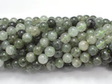 Green Rutilated Quartz Beads, 8mm Round Beads-Gems: Round & Faceted-BeadXpert