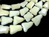 Yellow Jade Beads, Approx (19-28) mm x (24-36) mm Free Form Beads-Gems:Assorted Shape-BeadXpert