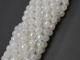 Mystic Coated White Agate, 8mm Faceted Round-Gems: Round & Faceted-BeadXpert