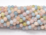 Beryl Beads, Aquamarine, Morganite, Heliodor, 6mm, Round-Gems: Round & Faceted-BeadXpert