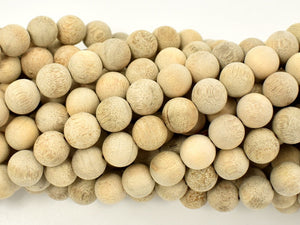 Matte Silkwood Beads, 10mm Round Beads-BeadXpert