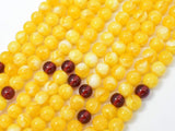 Amber Resin-Yellow, 6mm Round Beads, 23 Inch, Approx 108 beads-Gems: Round & Faceted-BeadXpert