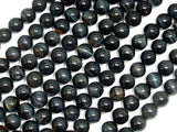 Blue Tiger Eye Beads, Round, 6mm-Gems: Round & Faceted-BeadXpert