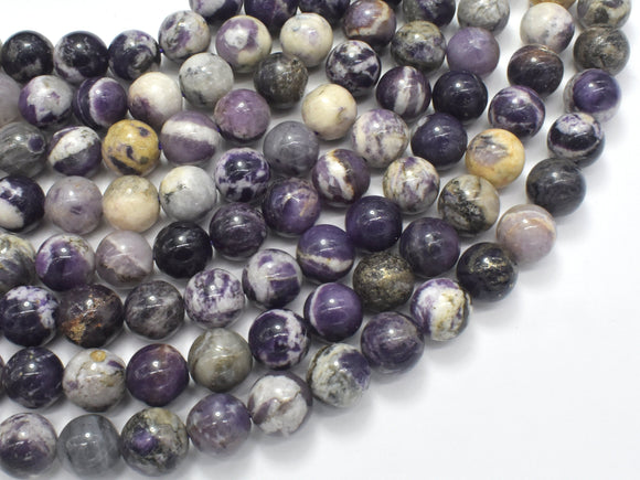 Sugilite Beads, 10mm Round Beads, 15 Inch-BeadXpert
