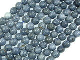 Blue Sponge Coral Beads, 8mm Round Beads-BeadXpert