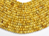 Golden Tiger Eye Beads, 4x6mm Faceted Rondelle-Gems:Assorted Shape-BeadXpert