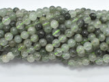 Green Rutilated Quartz Beads, 6mm Round Beads-Gems: Round & Faceted-BeadXpert