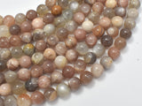 Sunstone Beads, Moonstone Beads, 8mm (8.5mm) Round-Gems: Round & Faceted-BeadXpert