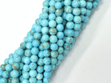 Turquoise Howlite - Blue, 6mm, Round-BeadXpert