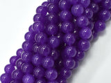 Jade - Purple, 8mm (8.4mm) Round-Gems: Round & Faceted-BeadXpert