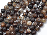 Brown Fire Agate, 8mm Round Beads, 15 Inch-Gems: Round & Faceted-BeadXpert