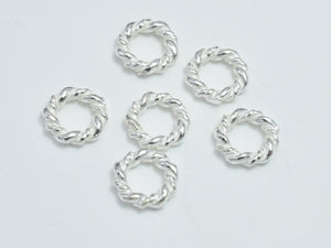 8pcs 925 Sterling Silver Ring, 7mm, 4mm Inner-Metal Findings & Charms-BeadXpert