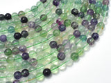 Fluorite Beads, Rainbow Fluorite, Round, 6mm-BeadXpert