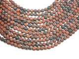 Matte Mahogany Obsidian, 8mm Round Beads-BeadXpert