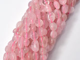 Madagascar Rose Quartz, 6x8mm Nugget Beads, 15.5 Inch-Gems: Nugget,Chips,Drop-BeadXpert