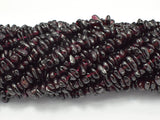 Red Garnet Beads, Pebble Chips, 4mm -7mm-Gems: Nugget,Chips,Drop-BeadXpert