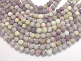 Matte Lilac Jasper Beads, Pink Tourmaline Beads, 8mm (8.5mm)-Gems: Round & Faceted-BeadXpert
