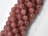 Strawberry Quartz Beads, Lepidocrocite, 10mm (10.5mm)-Gems: Round & Faceted-BeadXpert