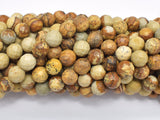 Picture Jasper Beads, 8mm Faceted Round Beads-Gems: Round & Faceted-BeadXpert