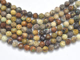 Natural Turquoise Beads, 4mm Micro Faceted Round-BeadXpert