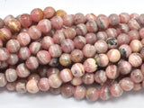 Rhodochrosite, 5mm (4.5mm), Round-BeadXpert