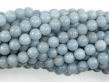 Angelite, 8mm Round Beads-Gems: Round & Faceted-BeadXpert