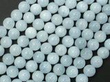 Aquamarine Beads, 7.8mm Round-Gems: Round & Faceted-BeadXpert